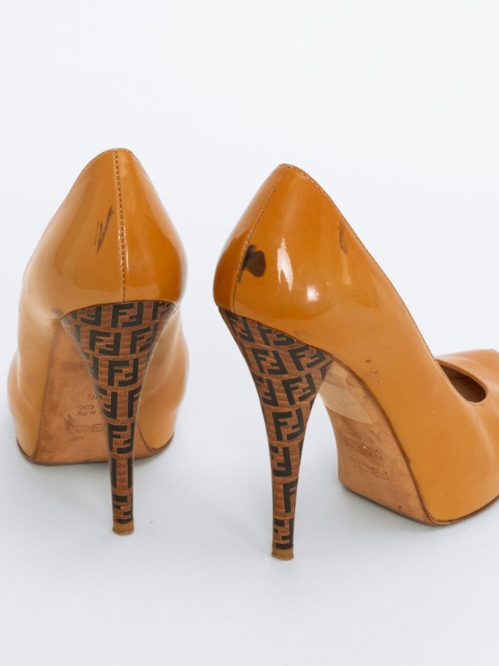 Fendi Zucca Patent Leather Pumps - Size 36 - Picture 5 of 9